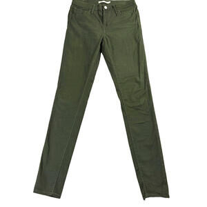 Levi's Jeans Womens 720 High Rise Super Skinny W28 L32 Olive Green Y2K Stretch !